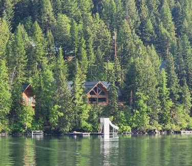 Kalispell House | Christy's Cottage, Waterfront w/Slide & Ice Shanty