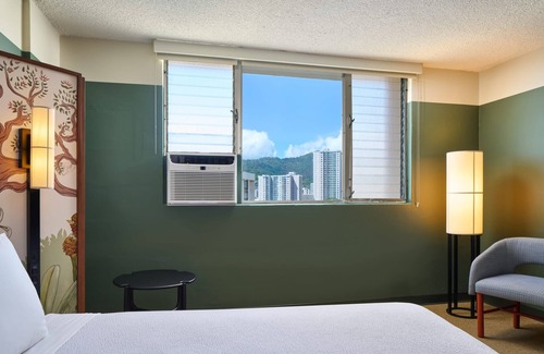 Ala Moana Hotel | City View King, Poolside Comfort, Peaceful Waterfall Views, Near Waikiki Beach