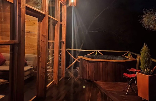 San Francisco Cabin | GLAMPING/CABAÑA CON JACUZZI PRIVADO