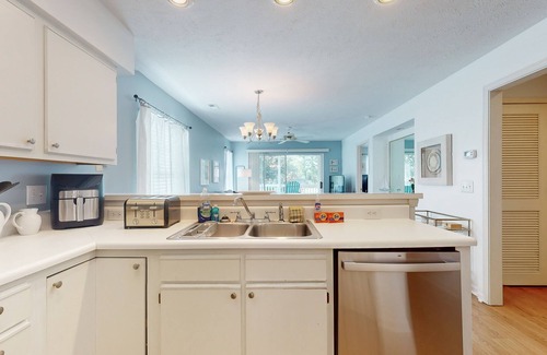 Carolina Forest Condo | Coastal condo with waterway views from balcony