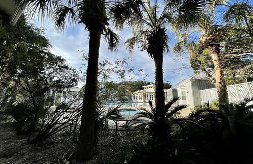 Saint Helena Island Apartment | Coastal Elegance. Poolside. Just steps from the beach! Cards available.