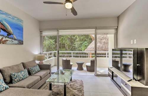 Akumal Apartment | Coastal Resort Condo with Balcony - Walk to Beach!