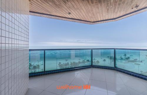 Tupi Apartment | Cobertura com piscina pé na areia em Praia Grande