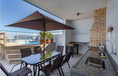 Algodoal Apartment | Cobertura de alto padrão com vista para a Praia do Forte