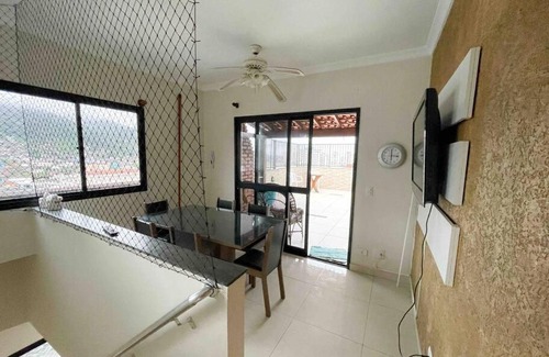 Jardim Praiano Apartment | Cobertura Guarujá, Enseada. 500 mts do mar p/10 pessoas