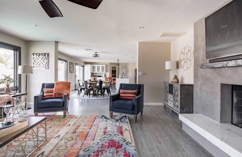 Scottsdale Estates Ten House | Colorful Desert Hideaway: Heated Pool & BBQ