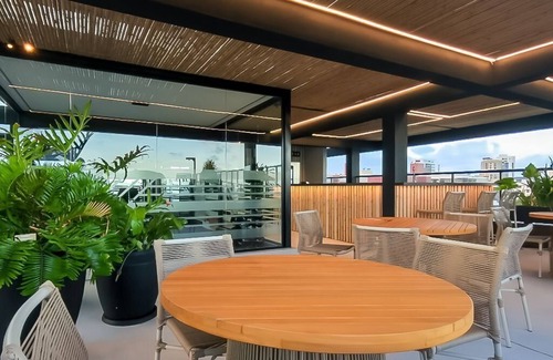 Joao Pessoa Apartment | Comfort Studio with balcony facing the sea