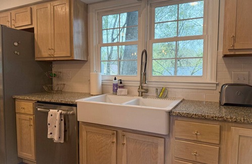 Charlotte Apartment | Comfortable 4BR Home| Patio, BBQ & Pets Welcome