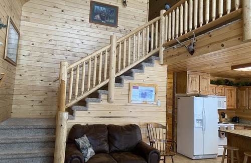 Last Chance Cabin | Comfortable cozy cabin, accessible to Snowmobile & ATV trails & Fly Fishing