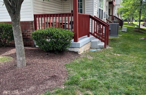 Clarksburg Apartment | Comfy bedroom with exclusive full bath, patio and private entrance