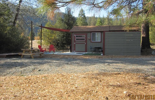 Douglas City Cabin | Comfy Cabin and Glamping Right on the Trinity River