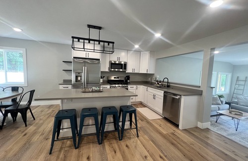 Newaygo House | Completely Remodeled Waterfront on Pickerel Lake!