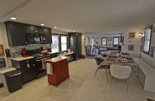 Village Green House | Completely Renovated Historical Home - The Black and White House