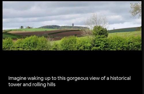Comber House | Cosy log cabin with views of Scrabo tower