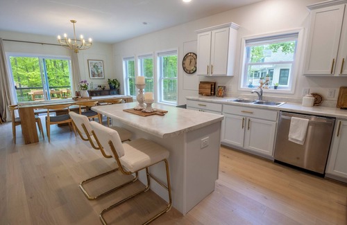 New Buffalo House | Cottage in the Woods + Pool, Fishing Pond