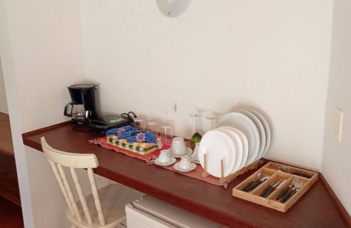 Praia da Fortaleza Apartment | Couple's suite with beachfront views