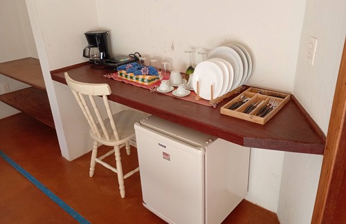 Praia da Fortaleza Apartment | Couple's suite with beachfront views