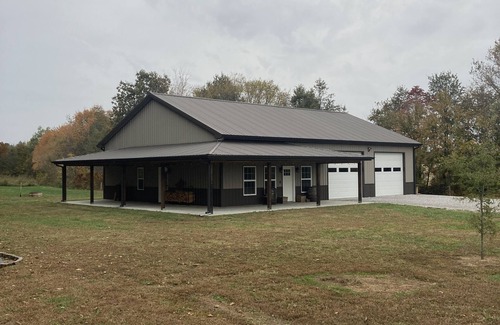 Sedalia House | Cozy 2 bed room, 2 bath barndominium.