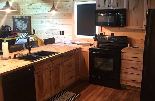 Linn Valley Cabin | Cozy A-Frame cabin right next to the water.