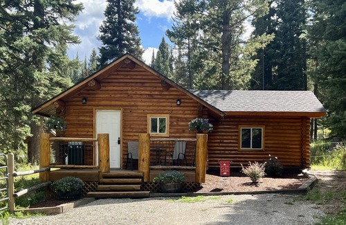 Lazy Acres Cabin | Cozy and Rustic "Bear Themed" Cabin~private pond and 7 miles to YNP entrance!