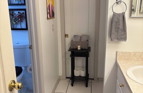 Riverview House | Cozy bedroom on first floor. No kitchen access .