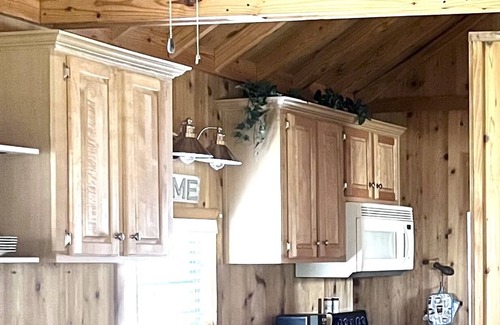 Rabun Gap Cabin | Cozy Cabin in River Vista Mountain Village RV/Cabin Park + Amenities