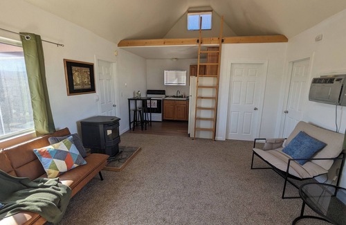 Meadview House | Cozy cabin vibes in the high desert with 360 views. Next to Grand Canyon West!