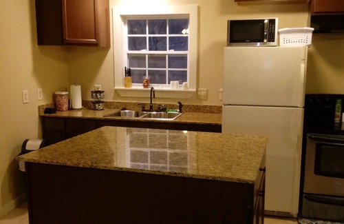 Winslow Cabin | Cozy cabin with beautiful view of the meadow from porch-access to pond & meadow