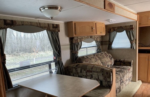 Rush Lake RV Rental | Cozy camper, on Long Lake- in the heart of lakes country