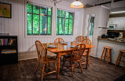 Pine Mountain Ski Chalet | Cozy chalet with screened in porch just miles from Wild Animal Safari