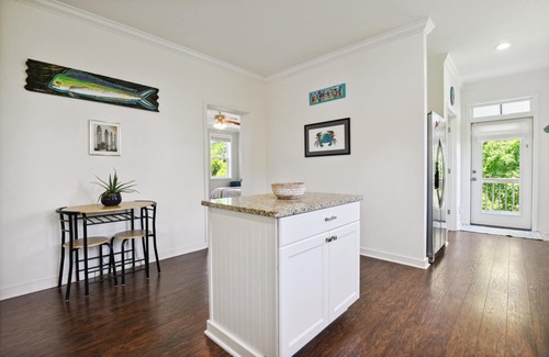 Henderson Point House | Cozy cottage surrounded by woods and just a short walk to the beach!