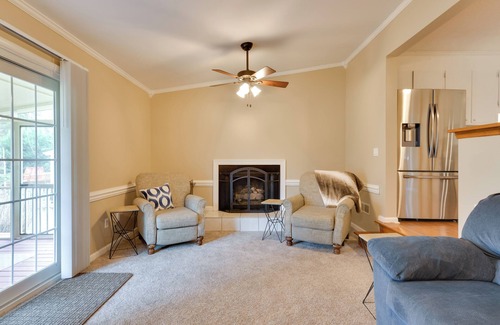 Matthews House | Cozy Home w/Fenced Yard < 1 Mi Downtown Matthews!