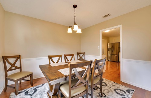 Matthews House | Cozy Home w/Fenced Yard < 1 Mi Downtown Matthews!
