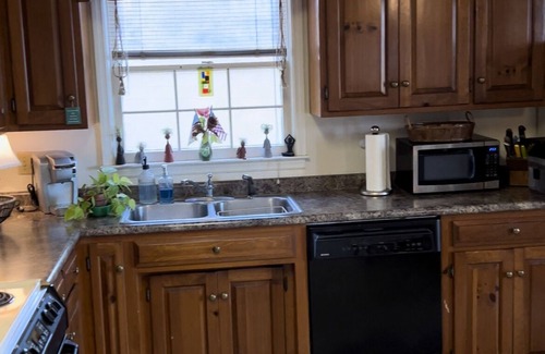 Lake Park Cottage | Cozy Lake Front Retreat with beautiful views and two docks.