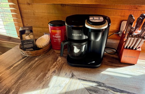 Coal Valley Cabin | Cozy Log Cabin overlooking a pond with a fire pit, game area and rustic charm