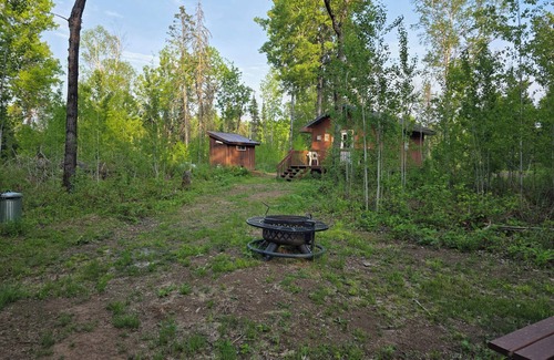 Duluth Cabin | Cozy one room cabin and outhouse tucked in the woods with your own private site.