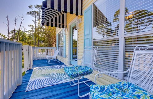 Dauphin Island House | Creekfront Dauphin Island Cottage Walk to Gulf!
