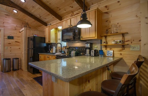 Pisgah Forest House | Creekside Log Cabin | 2 Bed, 2 Bath