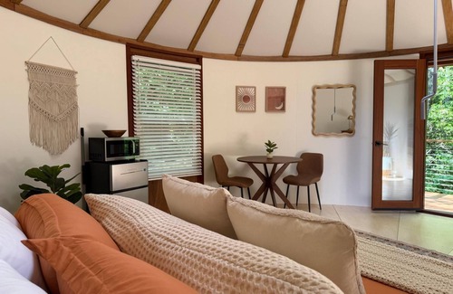 Balsam Grove Cabin | Creekside Yurt - The Dreamer