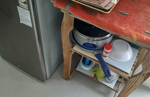 Tuxtla Gutierrez Apartment | Cuarto de servicio con AC @ Starbucks La Fuente