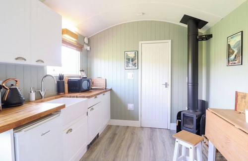 Oswestry Cottage | CUCKOO AT WILD VALLEY HUTS, pet friendly in Llanrhaeadr-Ym-Mochnant