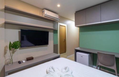 Ipojuca Apartment | Cupe Beach Living - Flat Luxo 2 suítes decorado térreo frente piscina