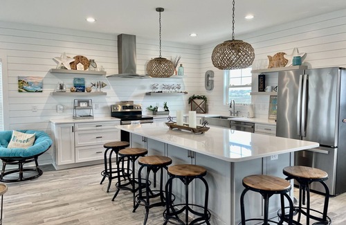 Holden Beach House | Custom built accessible 3 bed 3.5 bath home with fantastic ocean & marsh views