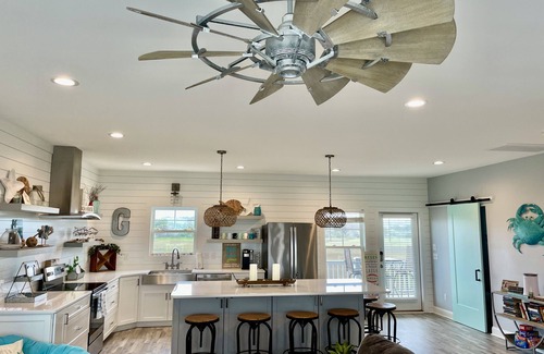 Holden Beach House | Custom built accessible 3 bed 3.5 bath home with fantastic ocean & marsh views
