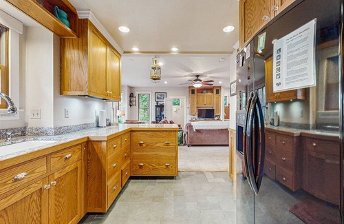 Sea Ranch House | Custom-built woodland home with jetted tub, deck, & access to pools and saunas