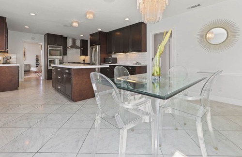 Middletown House | Custom home with cabana, heated pool, spa and view