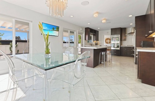 Middletown House | Custom home with cabana, heated pool, spa and view