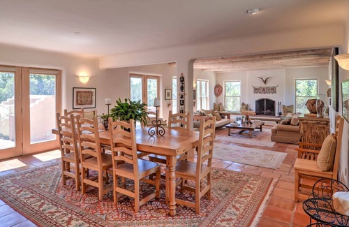 Valdez House | Custom Taos Home on 11 Acres w/ Outdoor Fire Pit!