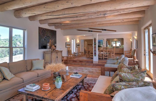 Valdez House | Custom Taos Home on 11 Acres w/ Outdoor Fire Pit!