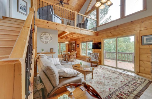 Bostic House | Deck, Grill and Fire Pit Blue Ridge Mountain Cabin!